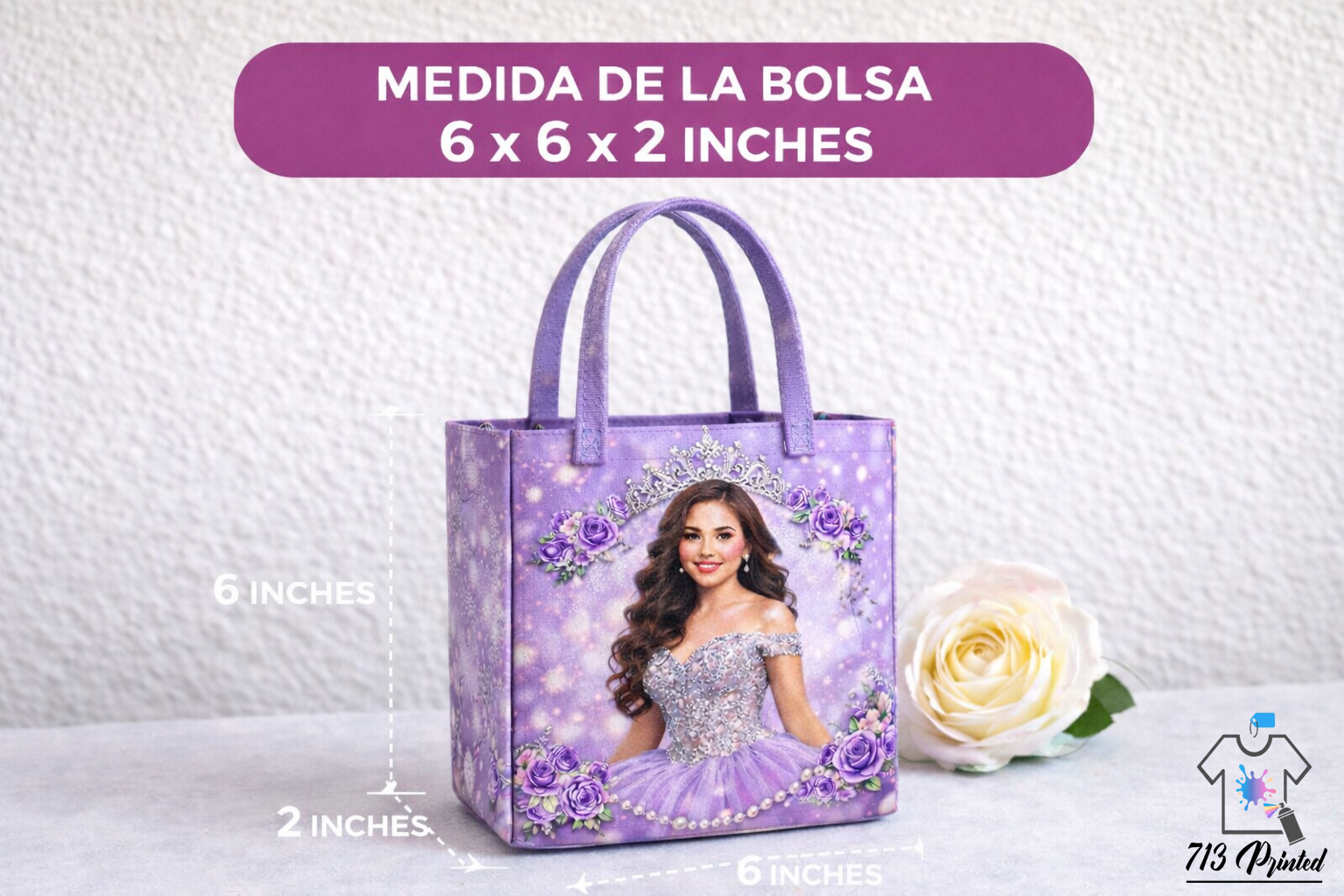 Bolsa Personalizada para Cualquier Ocasión – Imprime Tu Diseño, Foto o Nombre