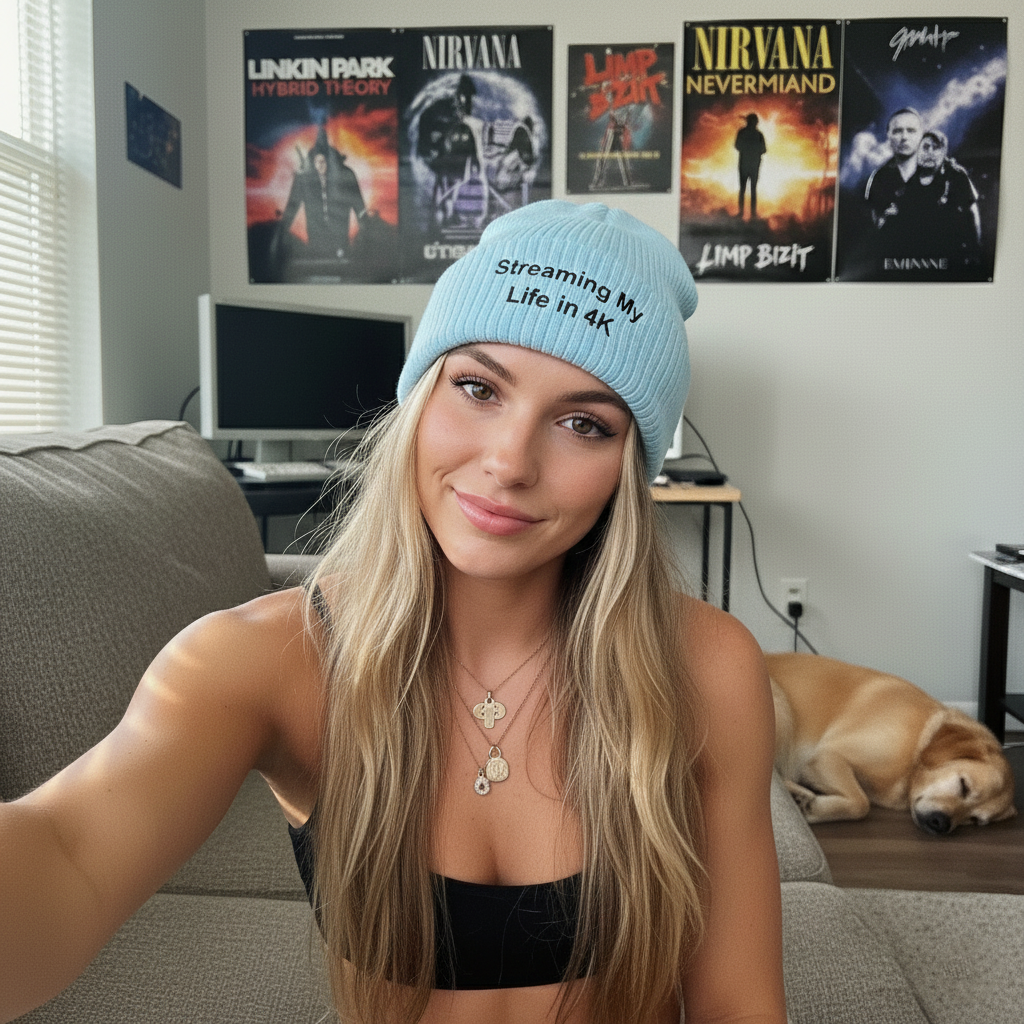 Custom Mood Beanie – 50% Recycled, 100% You