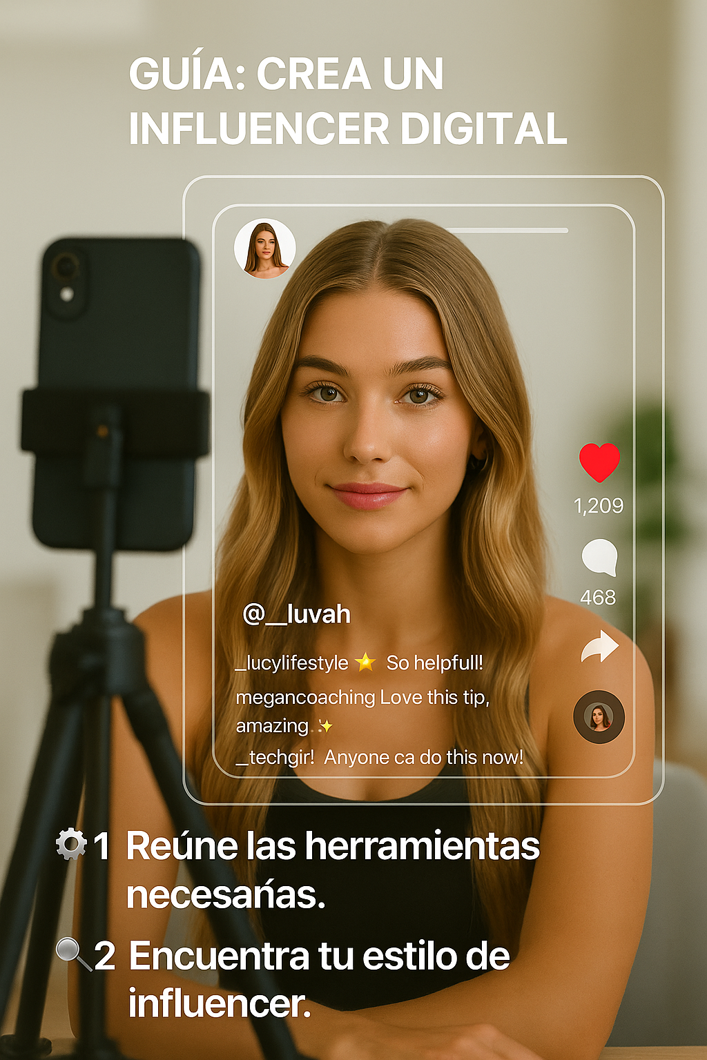 💻🔥 Crea tu Influencer Digital: Guía Completa para Dominar el Contenido con IA