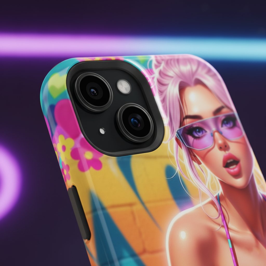 Sexy Girl Premium Dual-Layer Phone Case | Full-Wrap Print | iPhone 13-17 Series