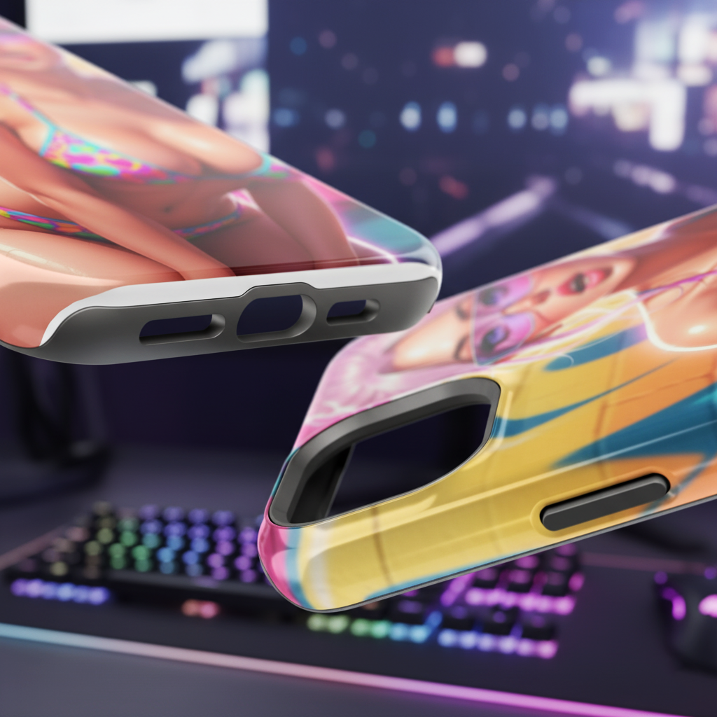 Sexy Girl Premium Dual-Layer Phone Case | Full-Wrap Print | iPhone 13-17 Series