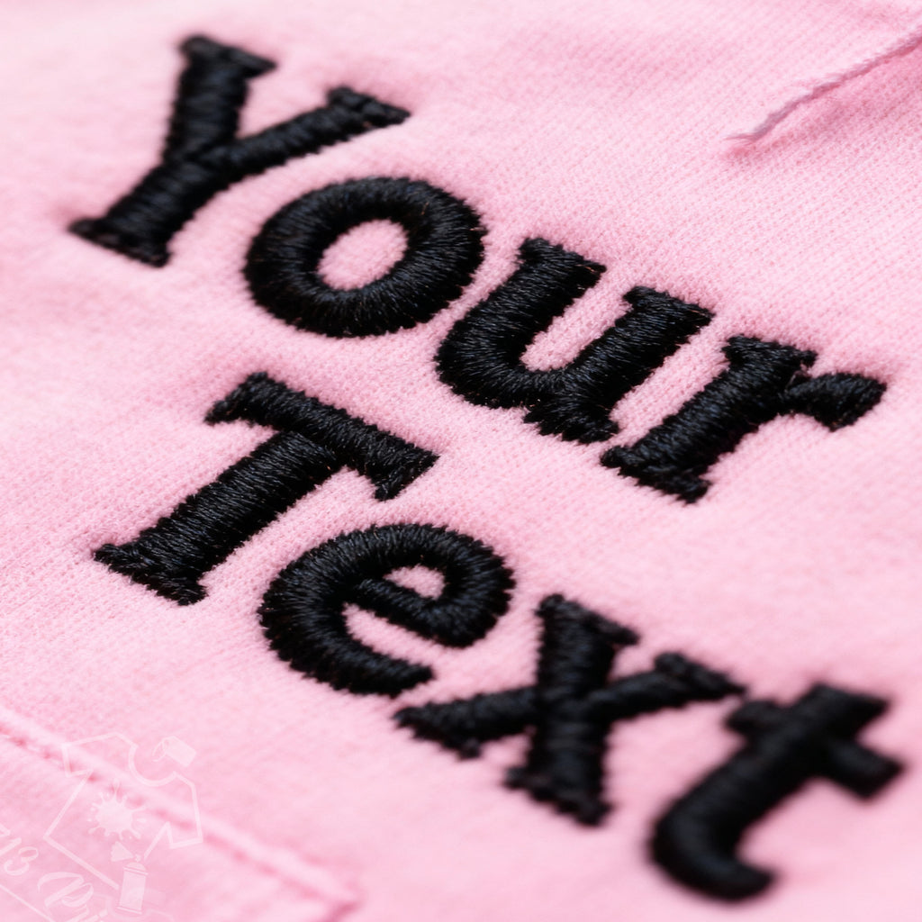 Personalized Embroidered Hoddie – Choose Your Text & 20 Unique Fonts | Cozy Custom Hoodie Gift