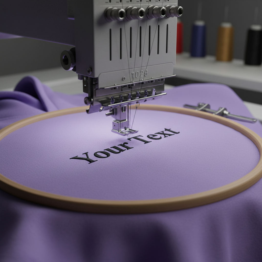 Personalized Embroidered Hoddie – Choose Your Text & 20 Unique Fonts | Cozy Custom Hoodie Gift