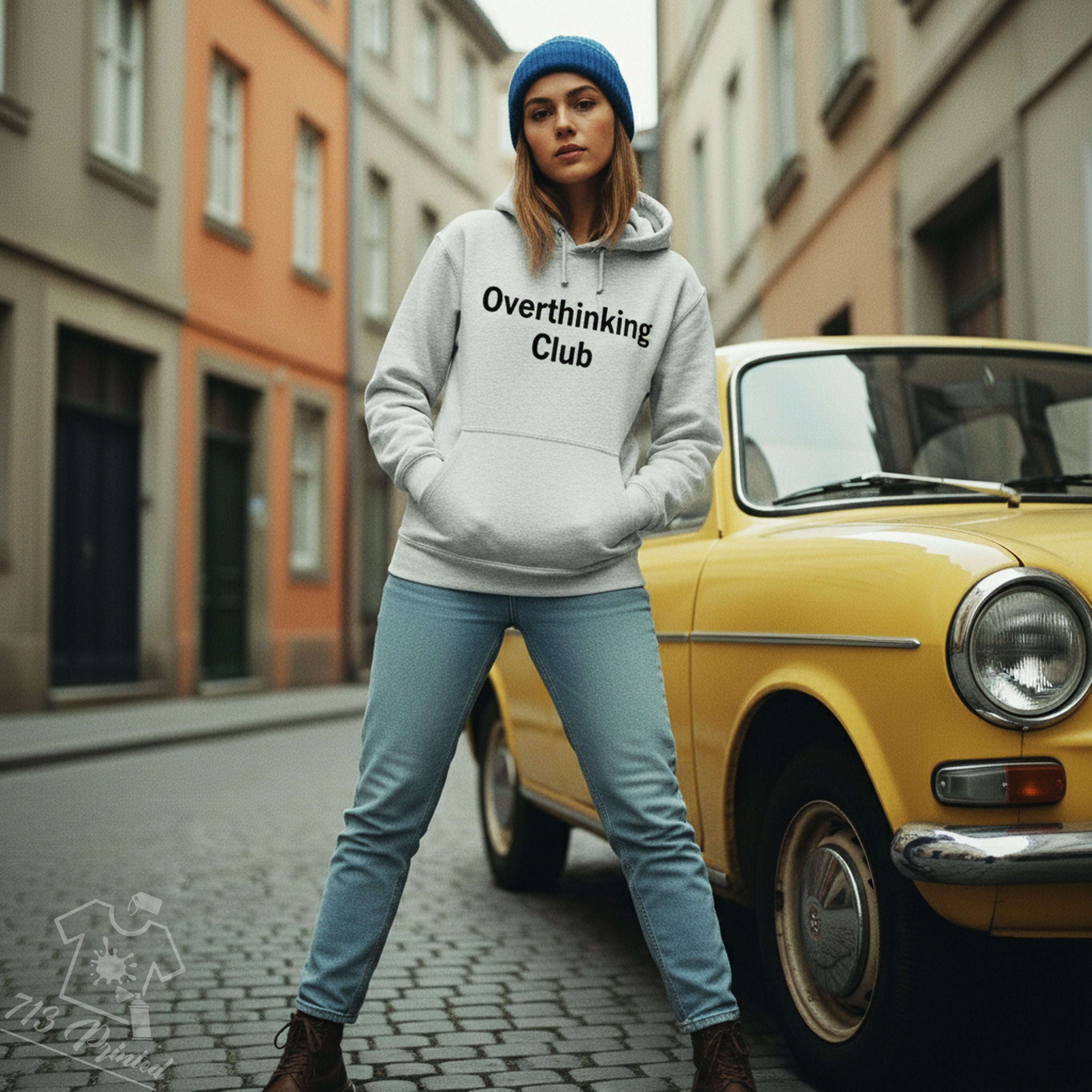 Personalized Embroidered Hoddie – Choose Your Text & 20 Unique Fonts | Cozy Custom Hoodie Gift