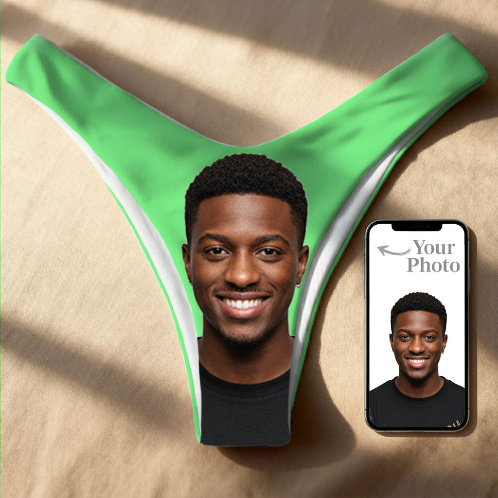 Personalized Bikini Thong – Seamless Double Layer – Made to Order