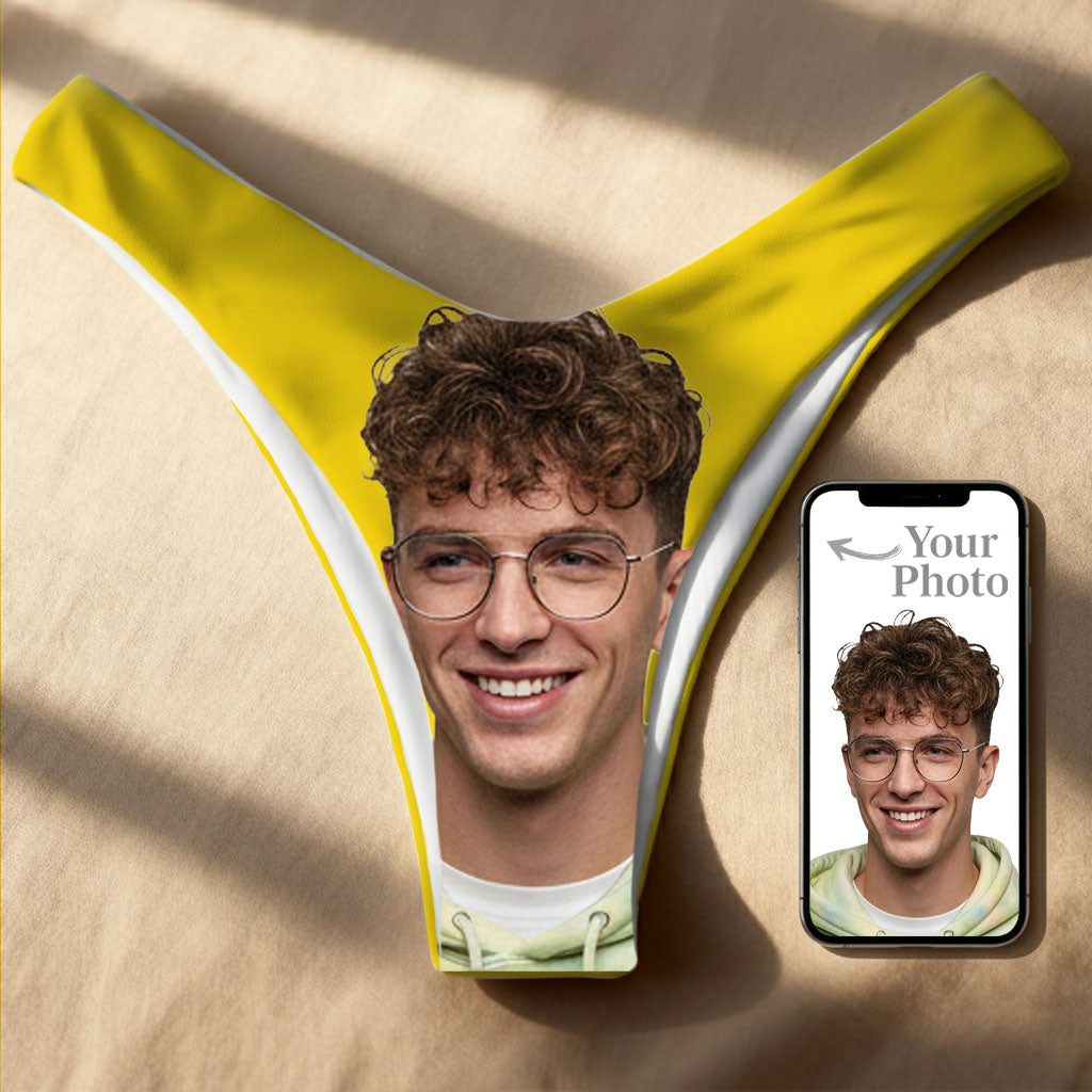 Personalized Bikini Thong – Seamless Double Layer – Made to Order