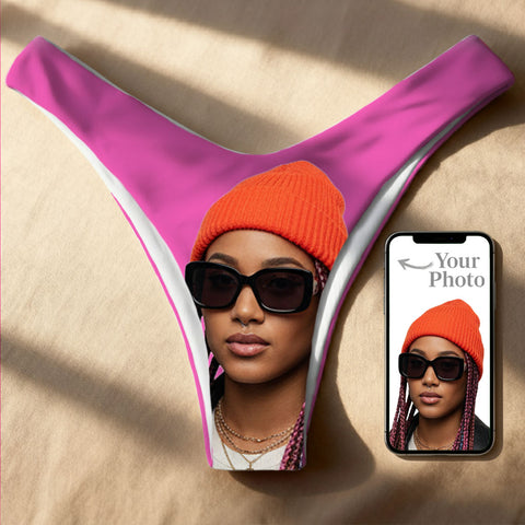 Personalized Bikini Thong – Seamless Double Layer – Made to Order