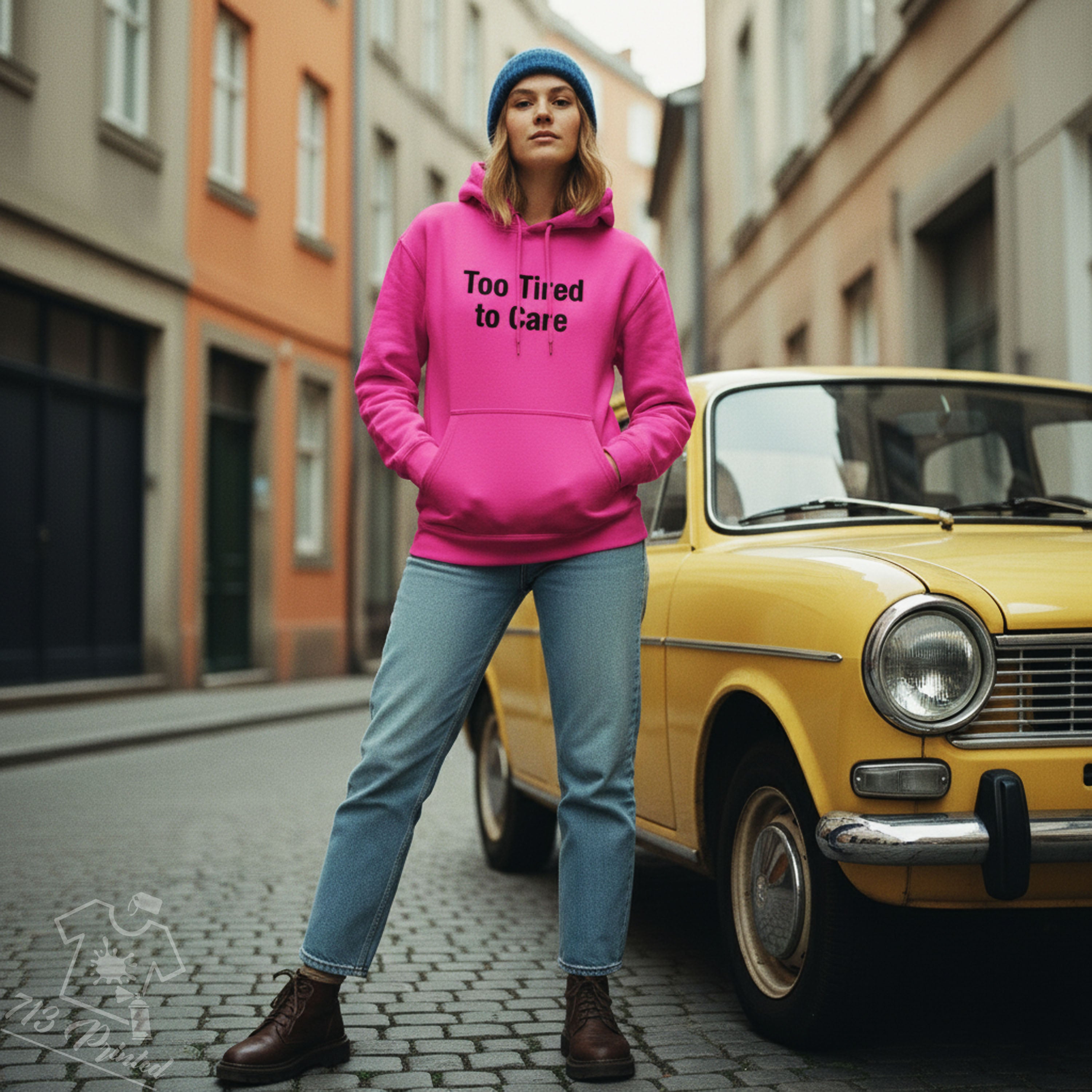 Personalized Embroidered Hoddie – Choose Your Text & 20 Unique Fonts | Cozy Custom Hoodie Gift