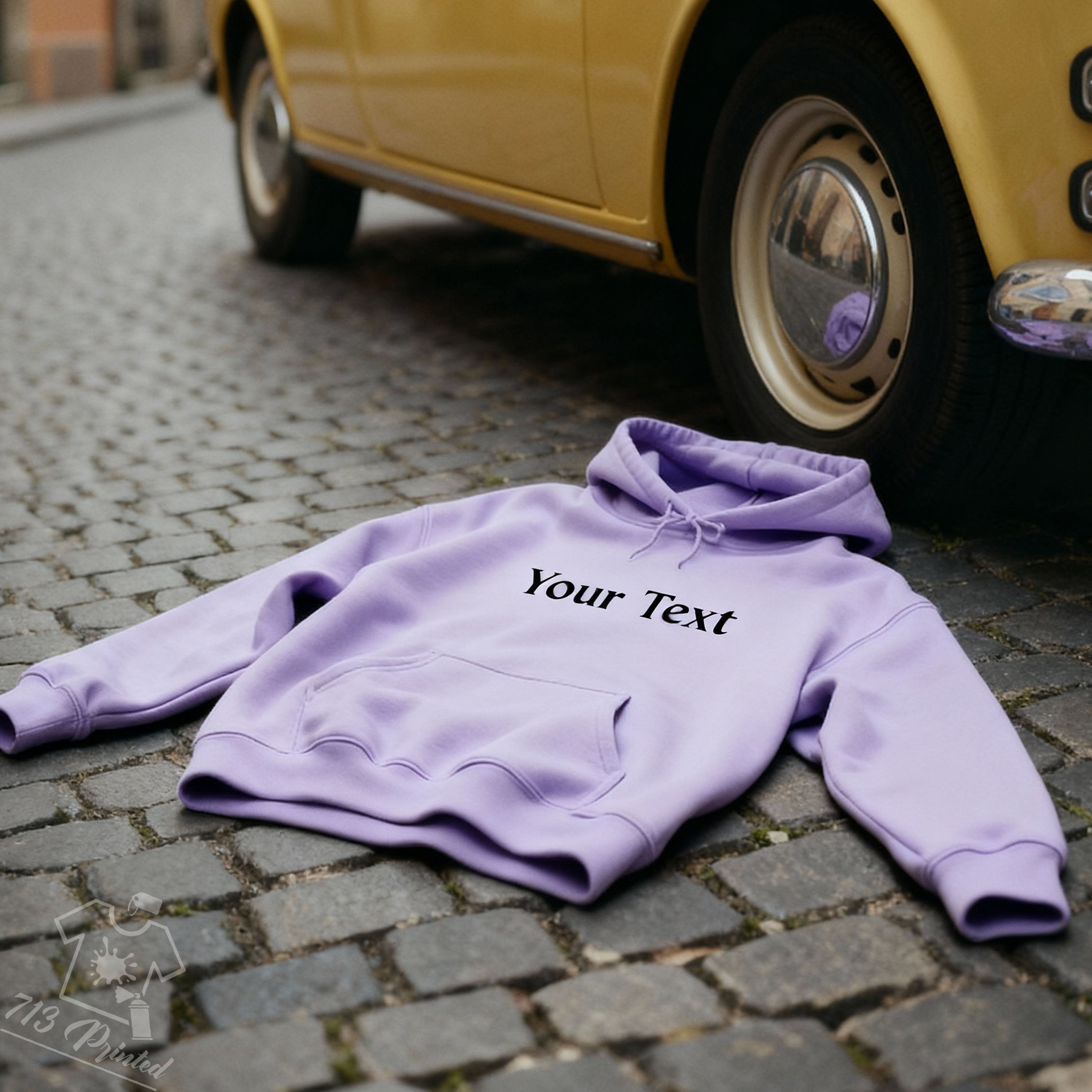 Personalized Embroidered Hoddie – Choose Your Text & 20 Unique Fonts | Cozy Custom Hoodie Gift