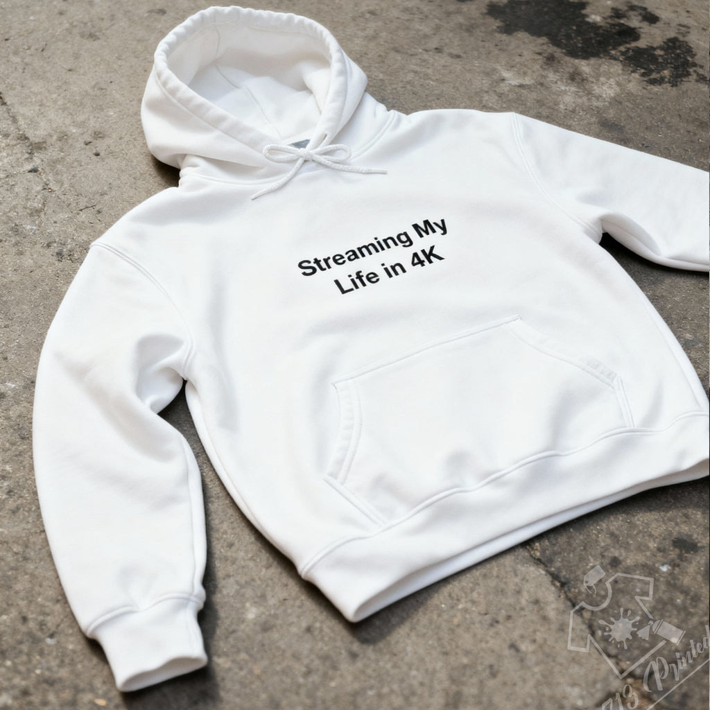 Personalized Embroidered Hoddie – Choose Your Text & 20 Unique Fonts | Cozy Custom Hoodie Gift