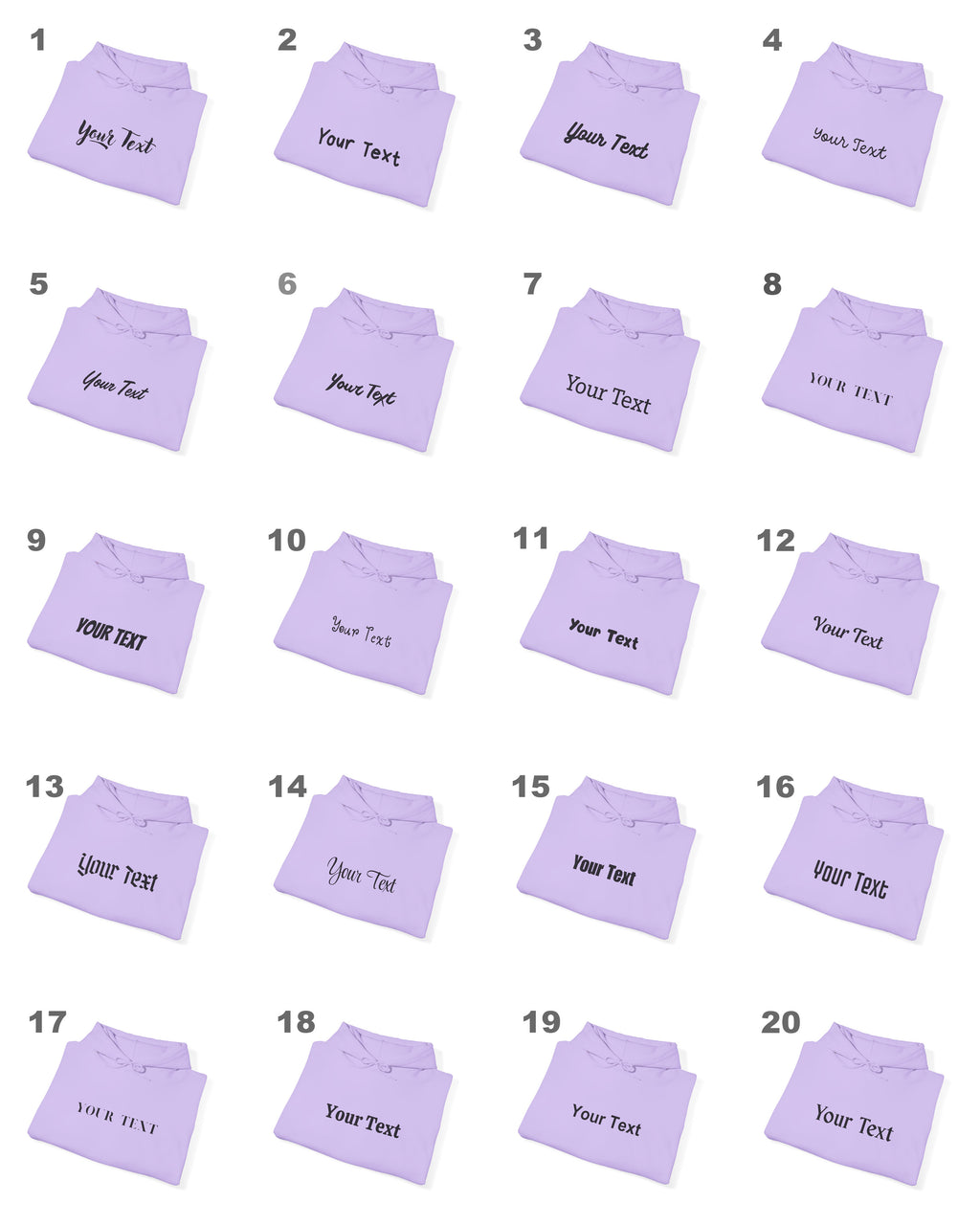 Personalized Embroidered Hoddie – Choose Your Text & 20 Unique Fonts | Cozy Custom Hoodie Gift