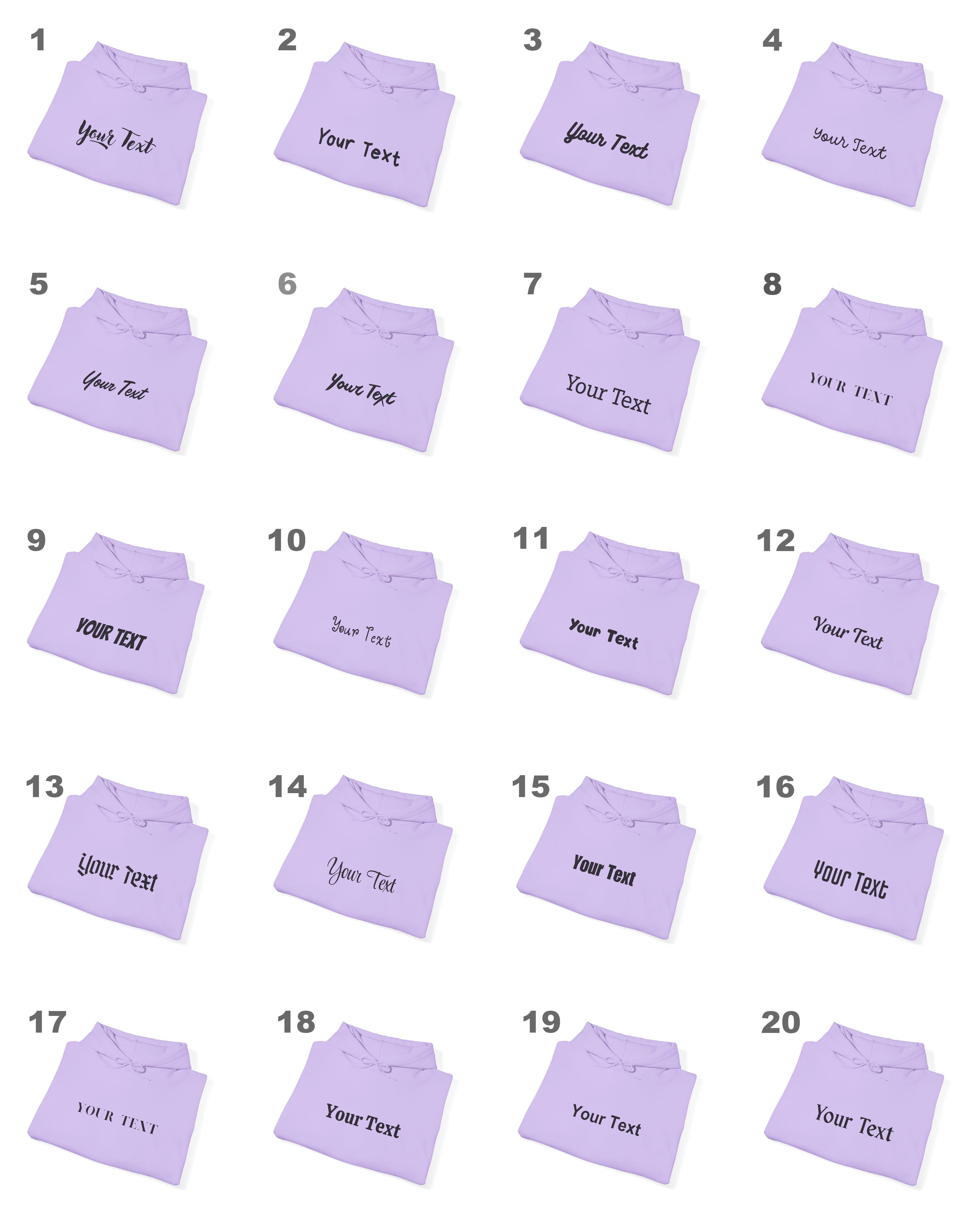 Personalized Embroidered Hoddie – Choose Your Text & 20 Unique Fonts | Cozy Custom Hoodie Gift