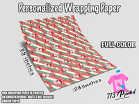 Face Wrapping Paper Christmas - Custom Wrapping Paper - Face Gift Wrapping Paper - Custom Love Gifts - Wrapping Paper - Party Paper