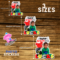 25 Custom FACE Sticker | Upload Any Image of Your Friends Face | Sticker funny gift 3 sizes