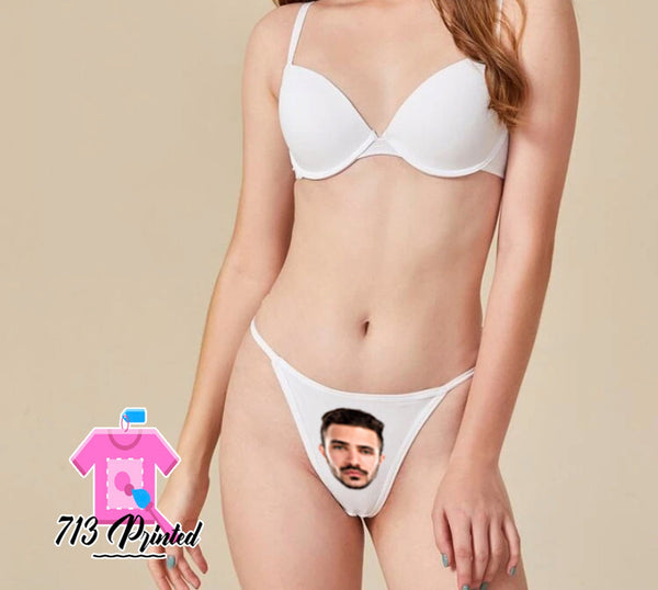 Custom Face Thong Personalized Funny Thongs Female Sexy Boxer