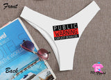 Thong Panties   With Your Words Custom Printed Sexy Fun Funny Customized Panties  Lingerie