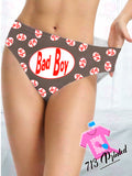 Custom funny logo  pantie   With Your letter Custom Printed Sexy Fun Funny Customized   Lingerie