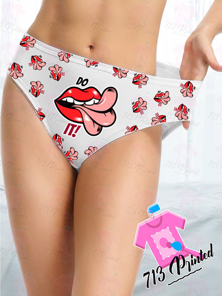 Custom funny logo  pantie   With Your letter Custom Printed Sexy Fun Funny Customized   Lingerie